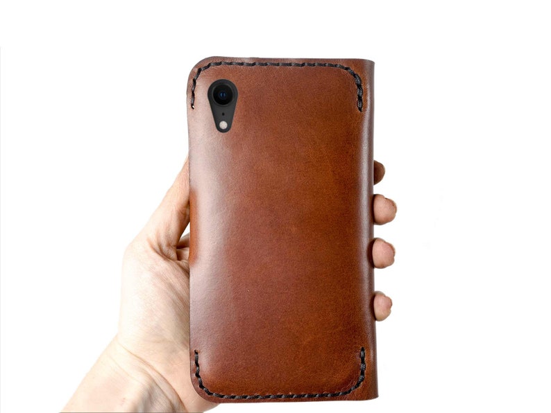 Iphone Xr Wallet Phone Case Iphone Ten R Leather Case Etsy