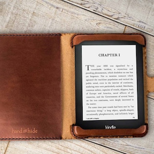 Kobo Aura One leather case, Kobo Aura One case, tablet case, handmade e-reader case, custom leather Kobo 1 case