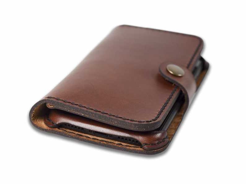 Iphone Xr Wallet Phone Case Iphone Ten R Leather Case Etsy
