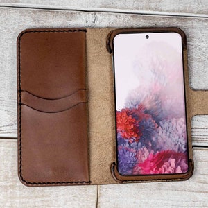 Galaxy S20 Ultra Leather Wallet Case