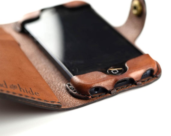 Iphone 4/4s Leather Wallet 4 Case 4s - Etsy