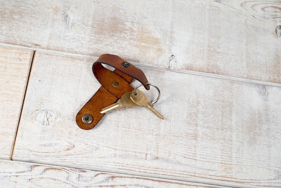 Zip Key Chain Pouch Brown Mono / Classic