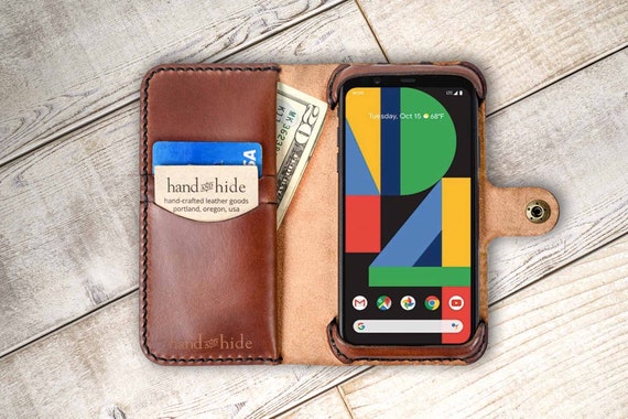 Google Pixel 4 Leather Wallet Case 