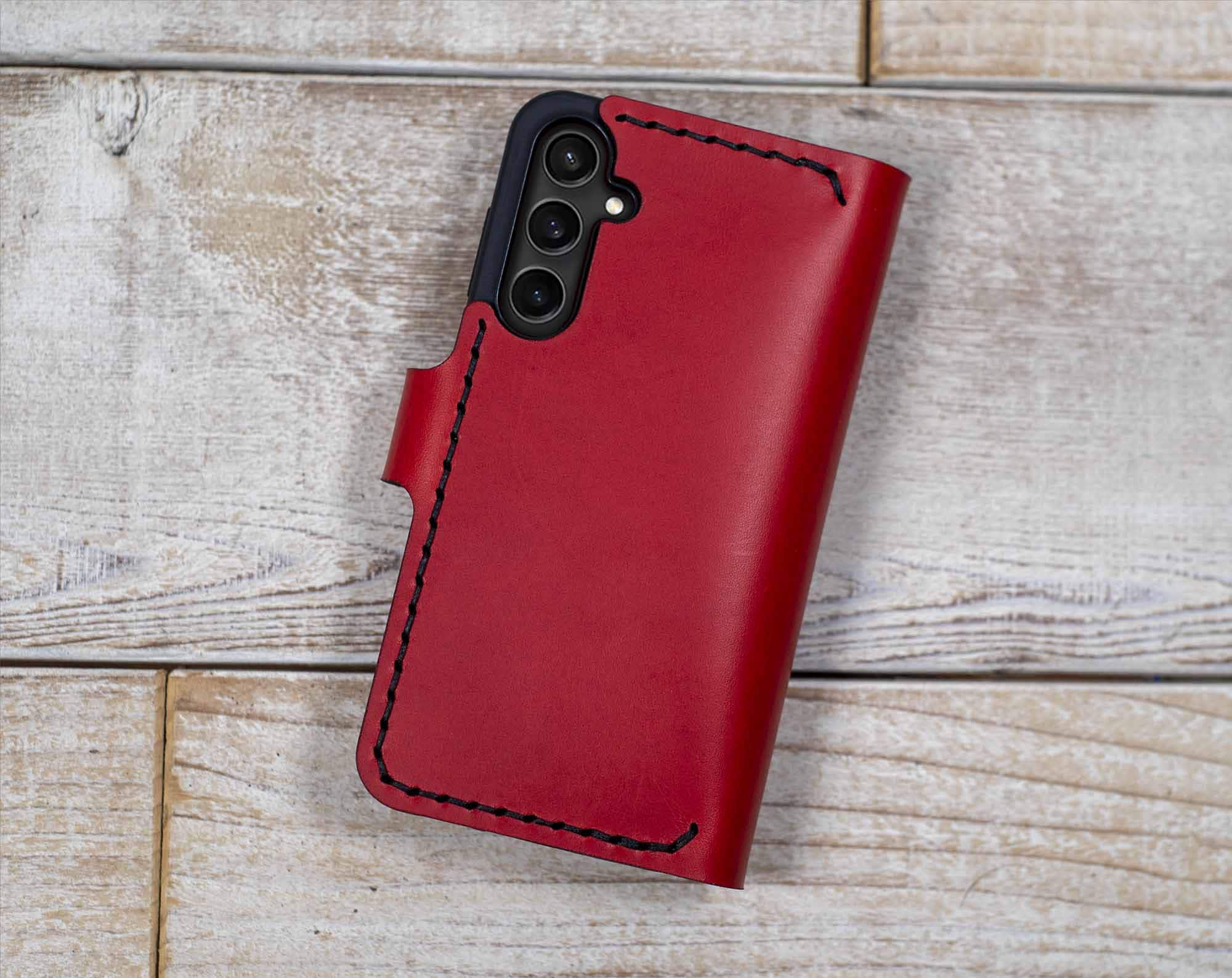 Samsung Galaxy S23 Plus leren bookcase (zwart
