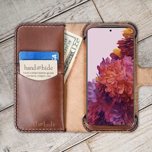 Galaxy S21 Ultra Leather Wallet Case