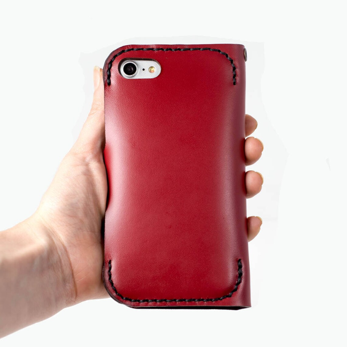 Iphone 7 Wallet Phone Case Iphone 7 Leather Case Leather Etsy