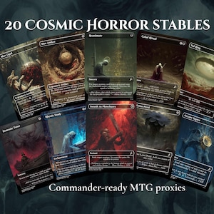 Cosmic Horror Eldritch Staples MTG Proxy Set — 20 Card Commander Bundle — EDH Power Staples