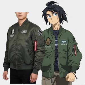 STRICT-G ALPHA Gundam Iron-Blooded Orphans MA-1 Jacket |Mikazuki Augus Tekkadan Jacket