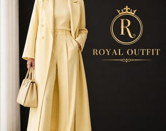 Women's Custom 3 Piece Winter Suit | Made to Measure | Luxury Winter Outfit
