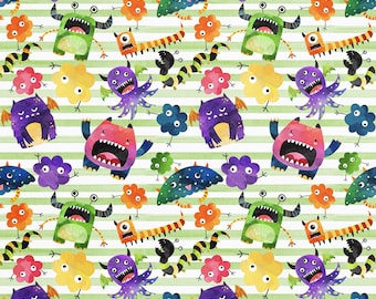 Little Monster Faux Leather Sheets, Crafts Supplies for Earring Hair Bows Jewelry Making, Synthetic Leather, Printed Faux Leather