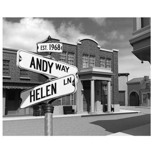 Benutzerdefinierte Straßennamen & Hochzeitsdatum Druck, personalisiertes Jubiläumsgeschenk (Digitaler Download) Besuchen Sie Mayberry