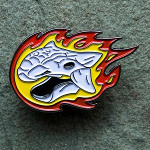 Dinosaur Enamel Pin | Ankylosaurus Skull | Armored dinosaur | Paleontology lapel pin