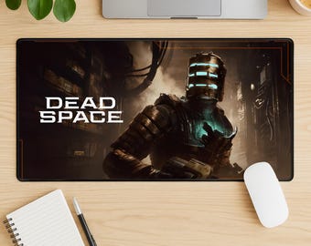 Dead Space Mouse Pad, Sci Fi Horror Desk Mat, Dark Gaming Mousepad, Space Horror Desk Setup, Futuristic Desk Mat, Gamer Gift