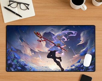 Frieren Mouse Pad, Frieren Anime Mousepad, Fantasy Anime Desk Mat, Magical Journey Desk Setup, Cozy Anime Desk Decor, Gamer Gift