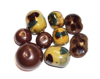 Kazuri Discounted Beads - Mixed Packs, Limited Discounted Selections of Fair Trade Ceramic Beads from Africa