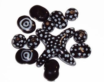Kazuri Discounted Beads - Mixed Packs, Limited Discounted Selections of Fair Trade Ceramic Beads from Africa