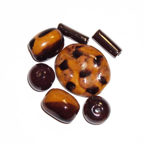 Kazuri Discounted Beads - Mixed Packs, Limited Discounted Selections of Fair Trade Ceramic Beads from Africa