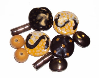 Kazuri Discounted Beads - Mixed Packs, Limited Discounted Selections of Fair Trade Ceramic Beads from Africa