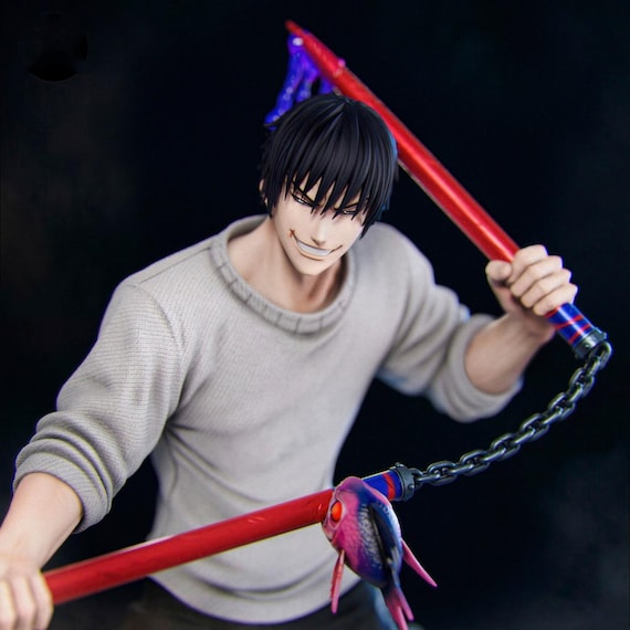Figura de Toji Fushiguro pintada a mano | Coleccionable impreso en 3D