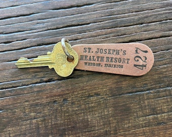 Vintage hotel key