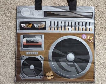 Guardians of the galaxy boom box Marvel Tote Bag 16x16