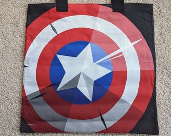 Captain America Marvel Tote Bag 16x16