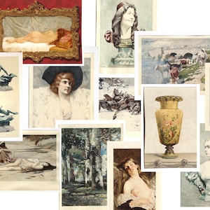 Set of 12 antique prints Chigago Fair World&#39;s Columbian Exposition 1893 multi color etching engraving George Barrie victorian era