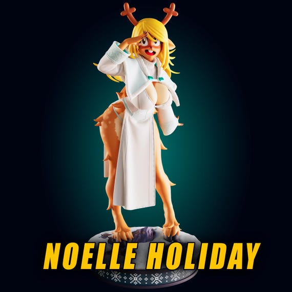 Noelle Holiday Cute Deer Girl 3D Print Model - Officer Rhu