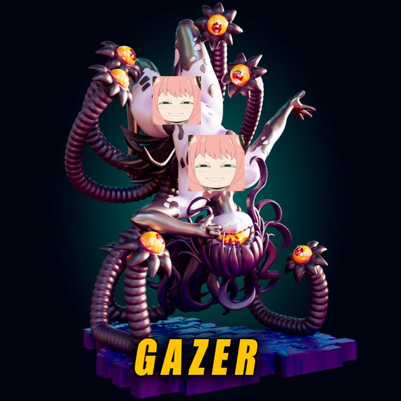 Gazer Beholder Monster Girl 3D Print 1/6 (SFW/NSFW/FUTA) - Officer Rhu