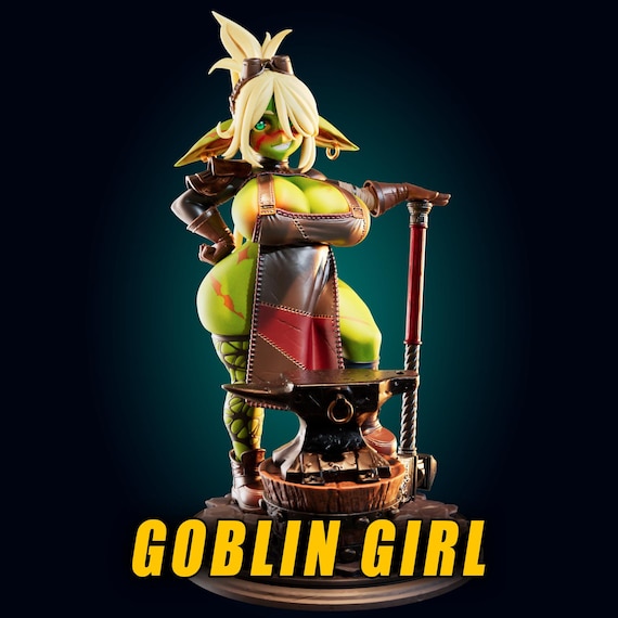 Goblin Girl Blacksmith 3D Print - Officer Rhu