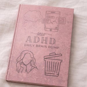 Planificador diario para TDAH / Planificador para vaciar la mente y aliviar la sobrecarga mental / Planificador de carga mental para madres / Planificador de productividad para TDAH / Reinicio diario
