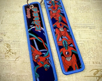 1 Piece Double Sided Deoxys 5 Inch Keychain