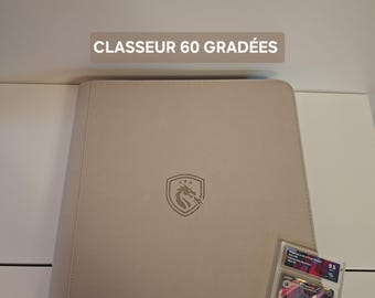 Raccoglitori per 60 carte PSA/Collect-aura classificate e altri Pokémon e giochi di carte collezionabili. Disponibili in vari colori.