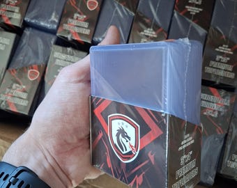 Confezione da 25 buste rigide premium per carte Pokémon, 35 PT FireMint