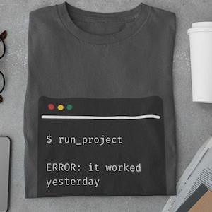 Terminalfel-tröja | Rolig kodning-tröja | Programmerare-gåva för mjukvaruingenjörer