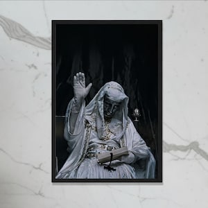 Baldwin IV Wandkunst, Kreuzritter König Portrait Druck, Mittelalterliches Gothic Königliches Dekor