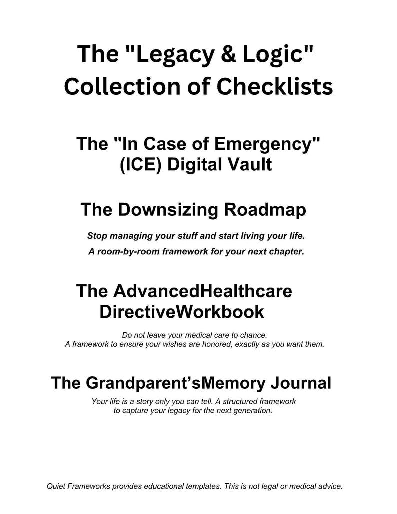 30 Day Downsizing Roadmap | Decluttering Planner, Senior Moving Checklist, Keep Sell Donate Organizer image 11