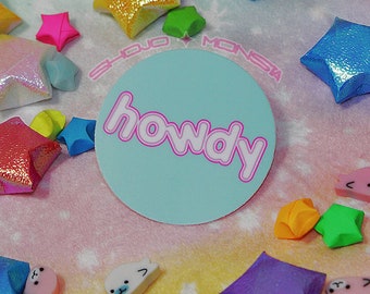 Colorful Howdy | Meme Sticker