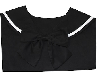 Black Sailor Collar