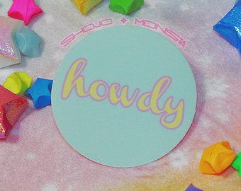 Pastel Howdy | Meme Sticker