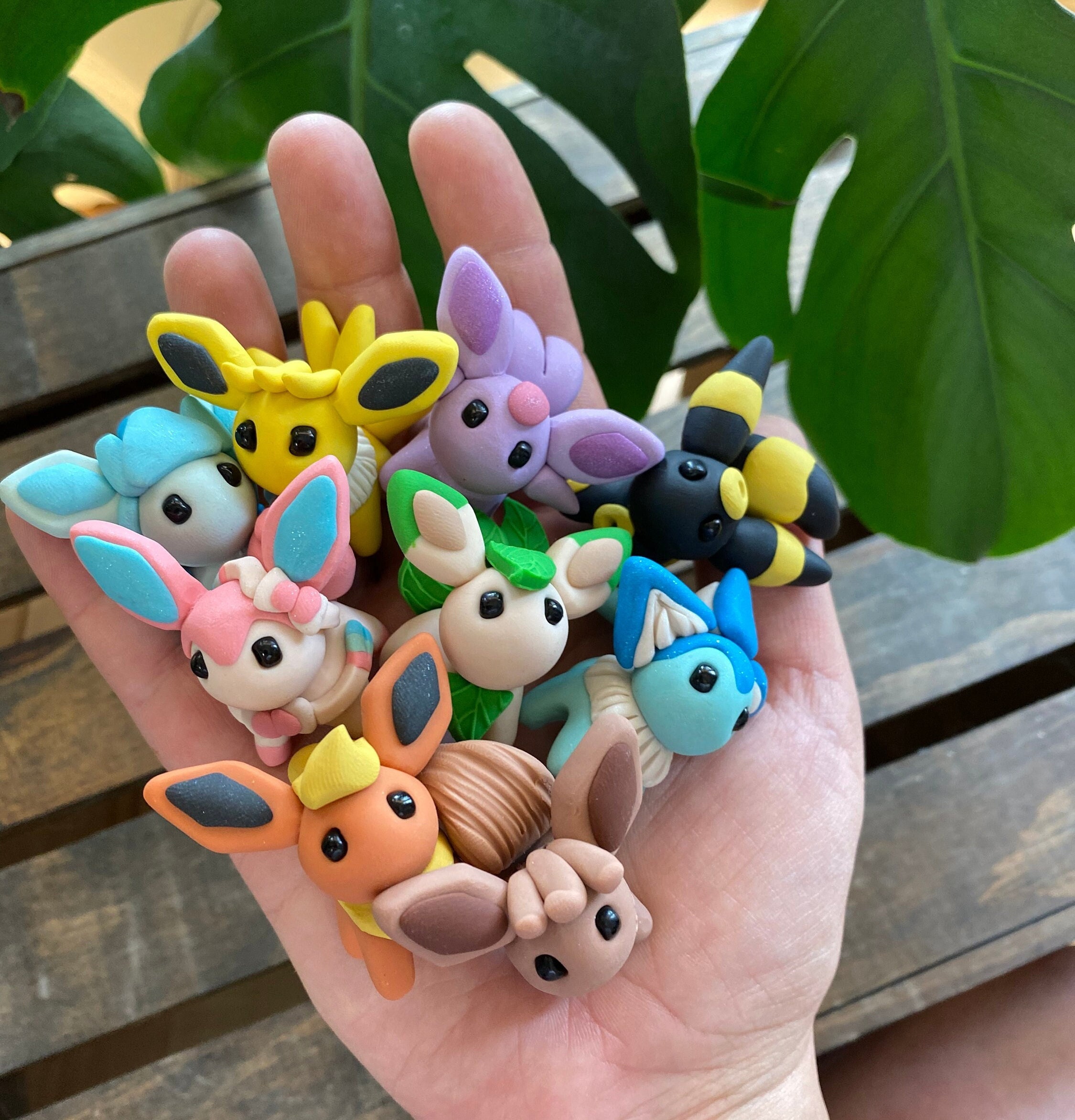 Leafeon Pokémon 🍃 Polymer Clay 