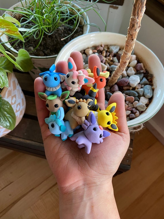Eeveelutions Miniatures Inspired Pokemon Polymer Clay - Etsy