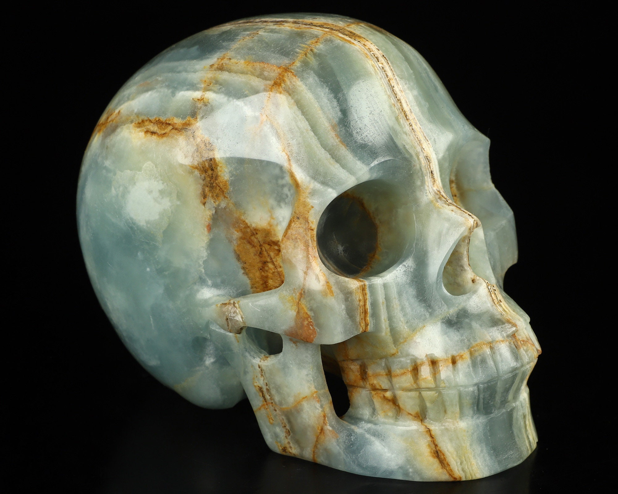 Crystal and Mineral Skull Carvings