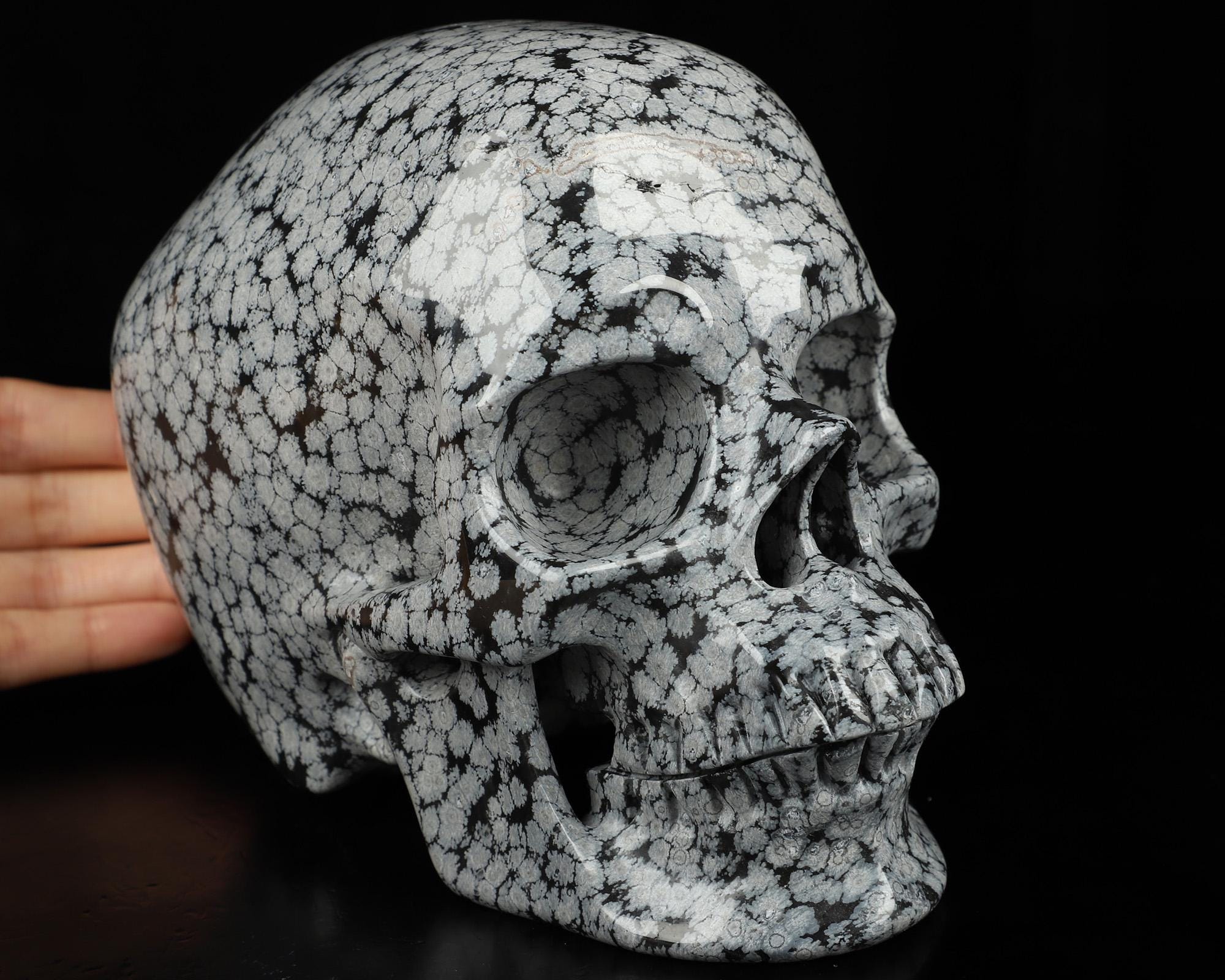 その他 Crystal Skull PSA8 INWO Skullis Crystal Skull, Super Realistic! Lifesized 6.9