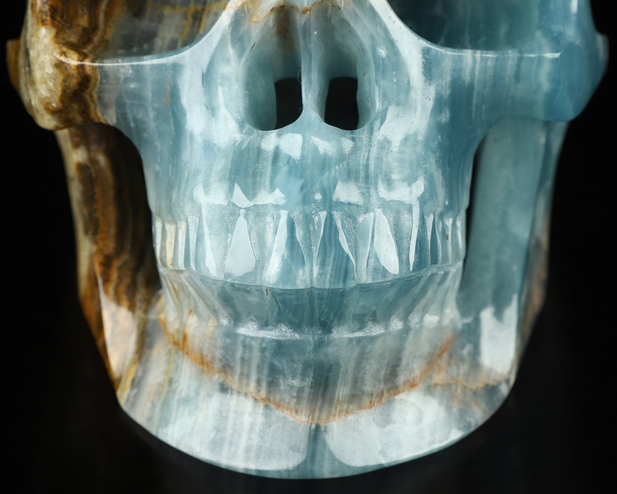 ブルーオニキス　スカル ブルーオニキス スカル ブルーオニキス スカル クリスタルヘッド