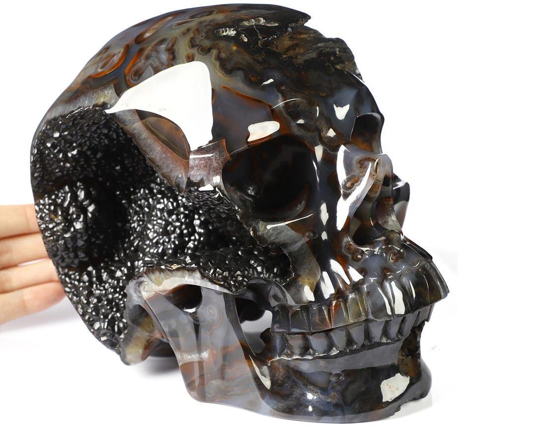 Skullis クリスタルスカル、驚異の等身大 7.8インチ プレミアム