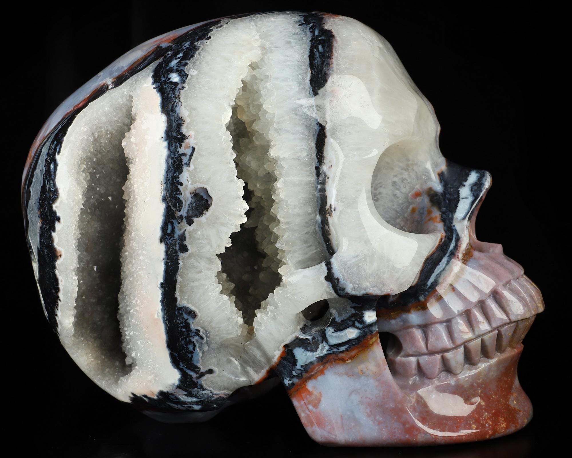 Skullis クリスタル スカル、17.4LB チタン 10.2インチ ブラック