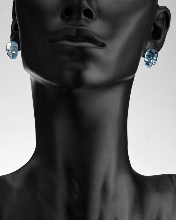 Orecchini Teardrop Dorati con Gemme magenta e Cristalli - SMC Acquisti Online