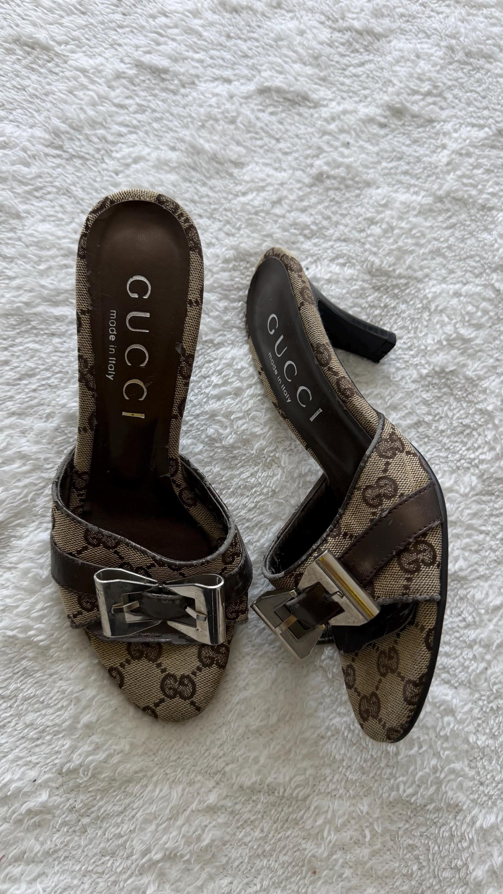 Gucci monogram heels - Etsy 日本