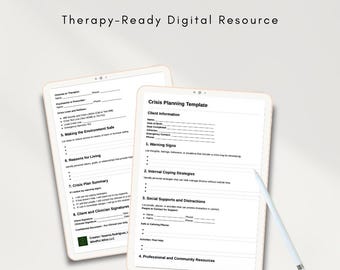 The Safety Plan Guide™: A Crisis Planning Template for Support & Stability